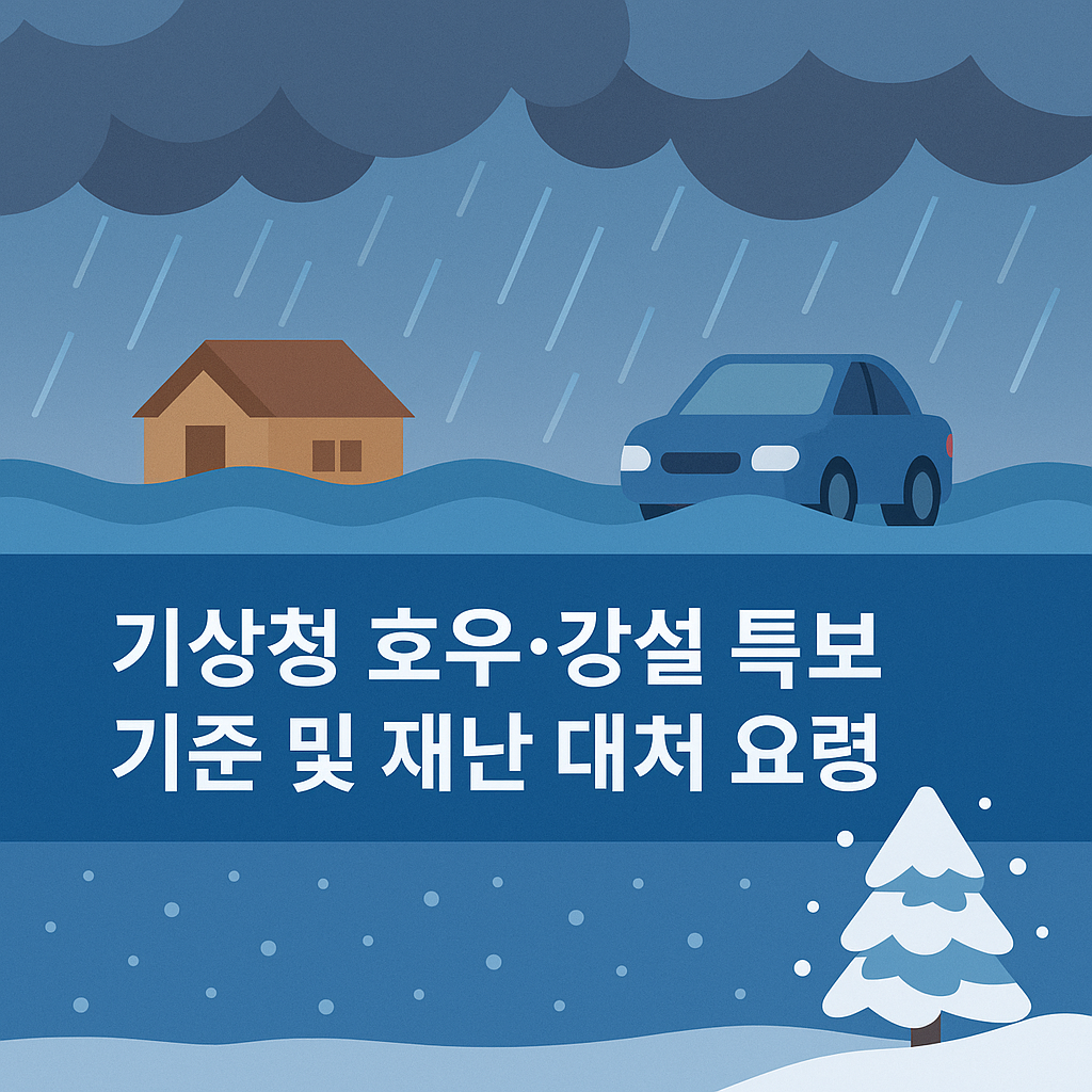 기상특보 기준